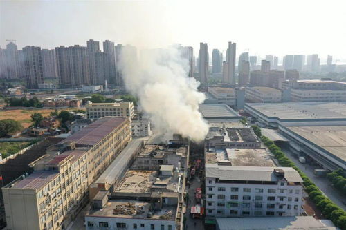 福州市闽侯县一工艺品厂房突发火灾,被困人员获救后不停向消防员竖起大拇指点赞 喊好
